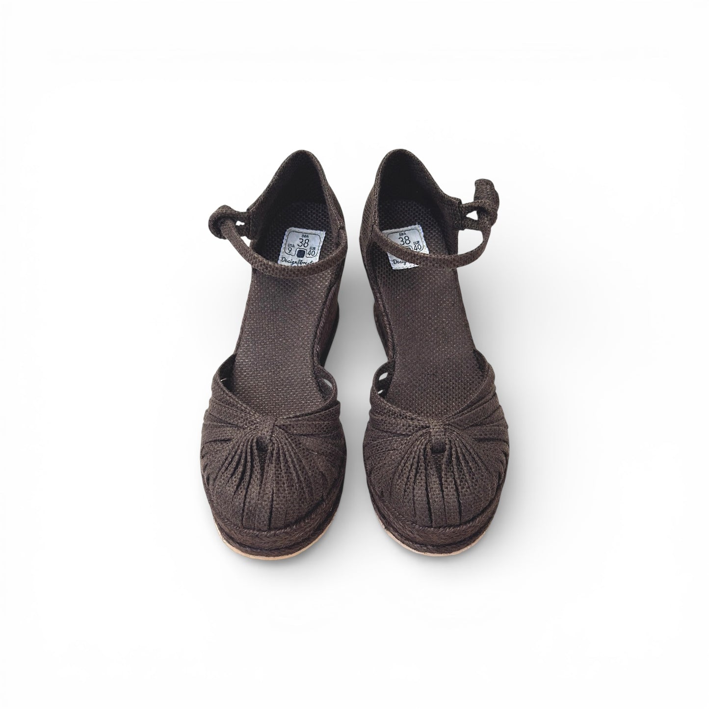 Espadrilles Primavera Salto Anabela 8cm de Altura