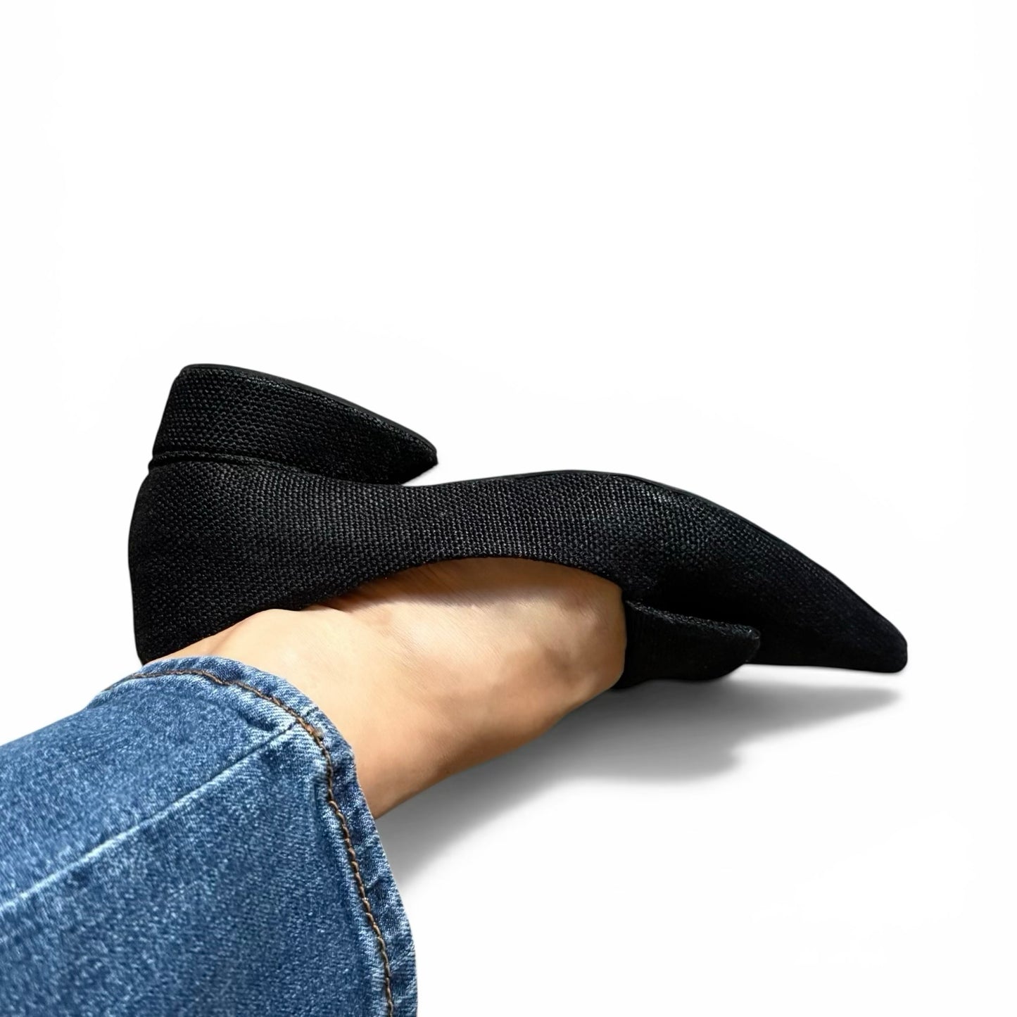 Sapato Beija-Flor Cor Black Salto Gota Altura 3 cm