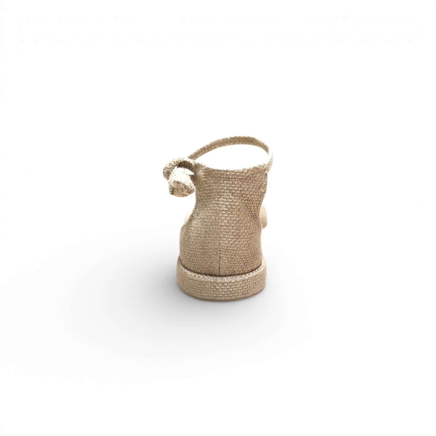 Sapatilha Kyoto Cor Dourado Natural Salto 1 cm