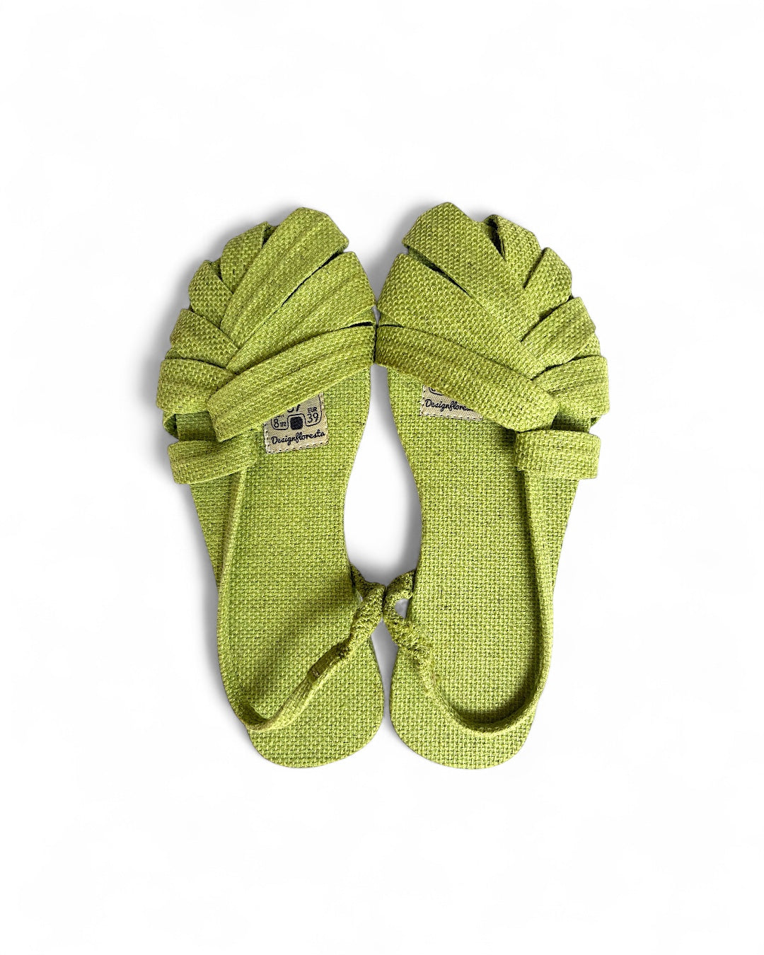 Sandália Folha Verde Limão n.37