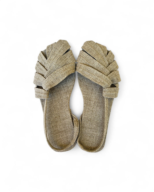 Sandália Folha Cinza Claro n.35 n.37 n.39