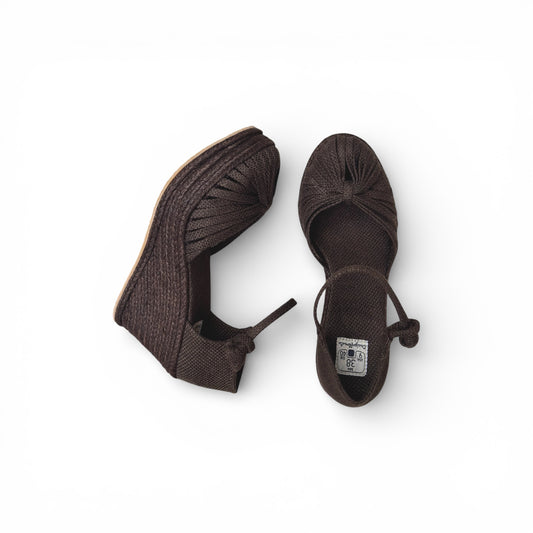 Espadrilles Primavera Salto Anabela 8cm de Altura