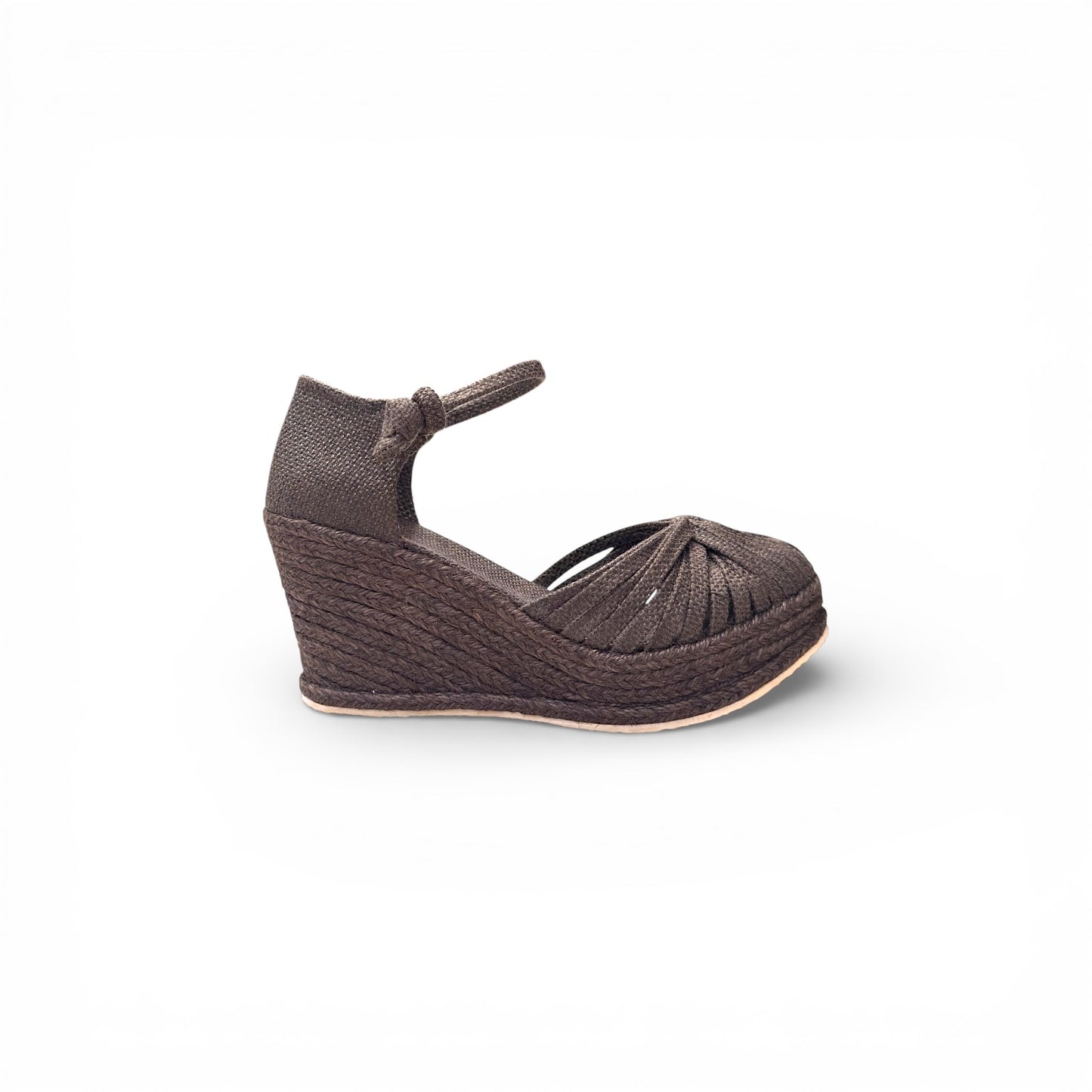 Espadrilles Primavera Salto Anabela 8cm de Altura