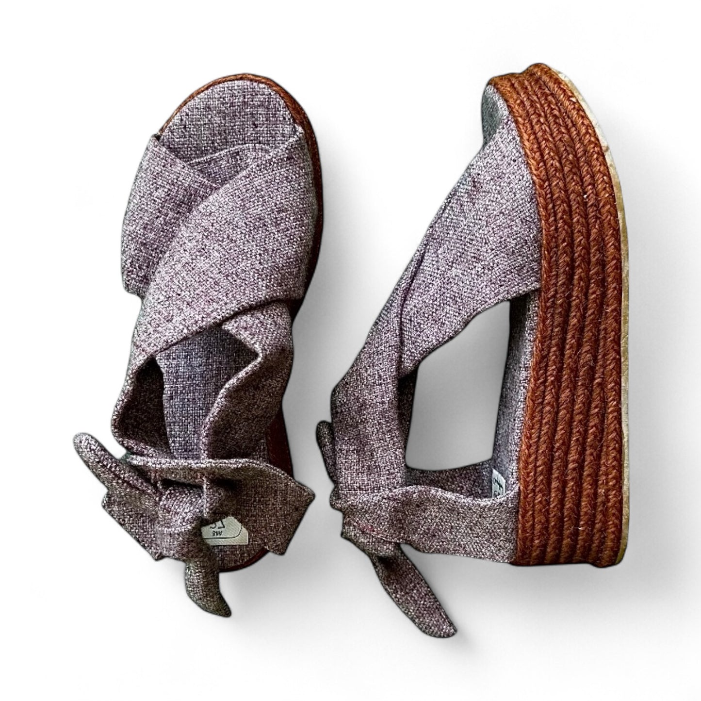 Sandália Japa2 Cor Berinjela Cordas Ruivas N.37 N.38