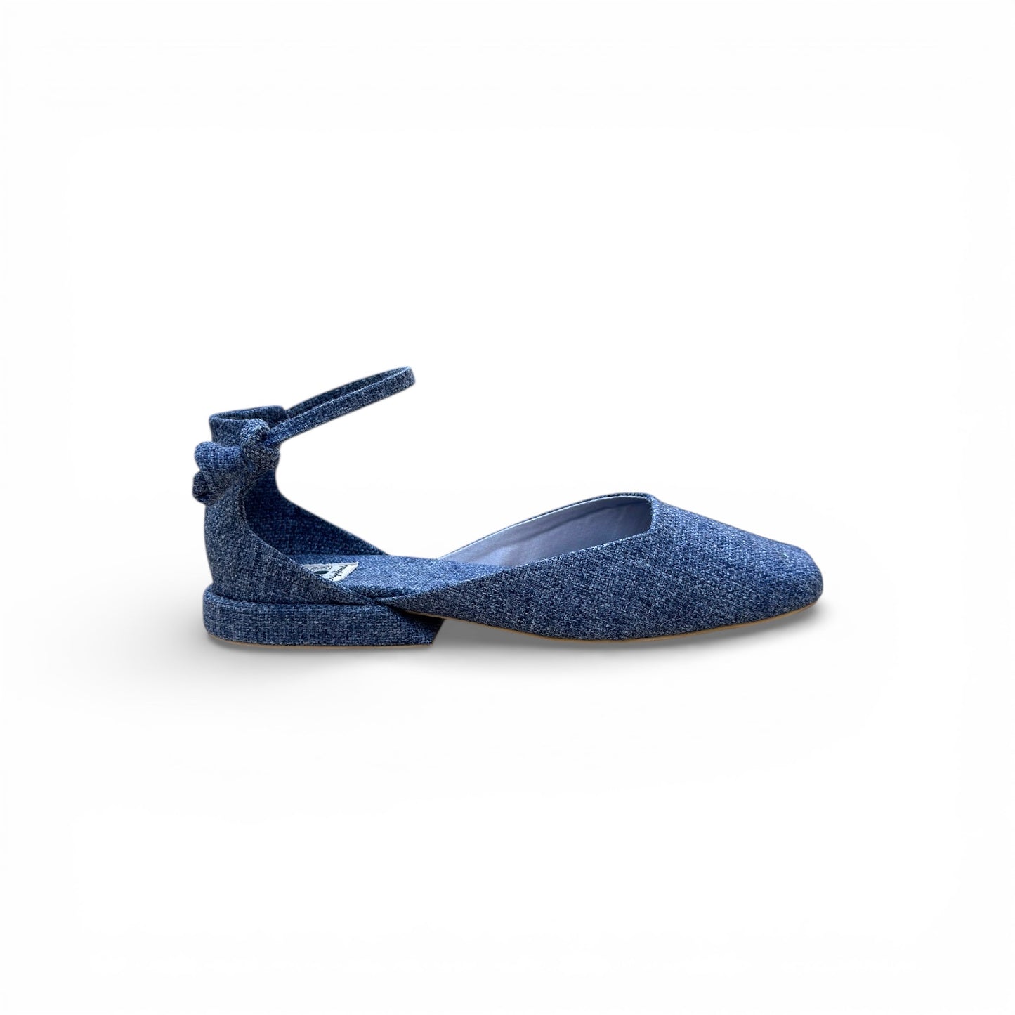 Sapatilha Kyoto Cor Jeans Salto 1 cm N.36