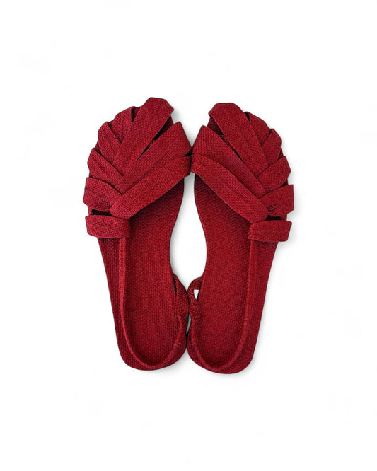 Sandália Folha Bordô n.39