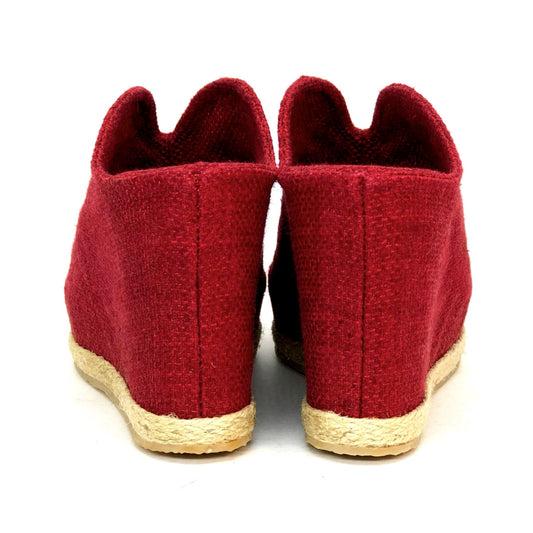 Tamanco Tulipa Salto 10 cm Cor Vermelho Bordoux n.35 n.38