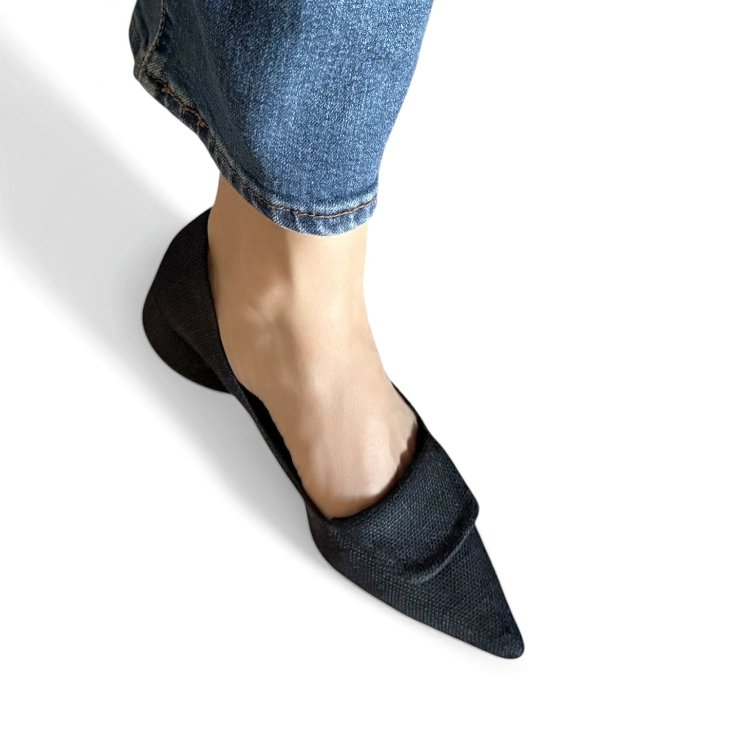 Sapato Beija-Flor Cor Black Salto Gota Altura 3 cm