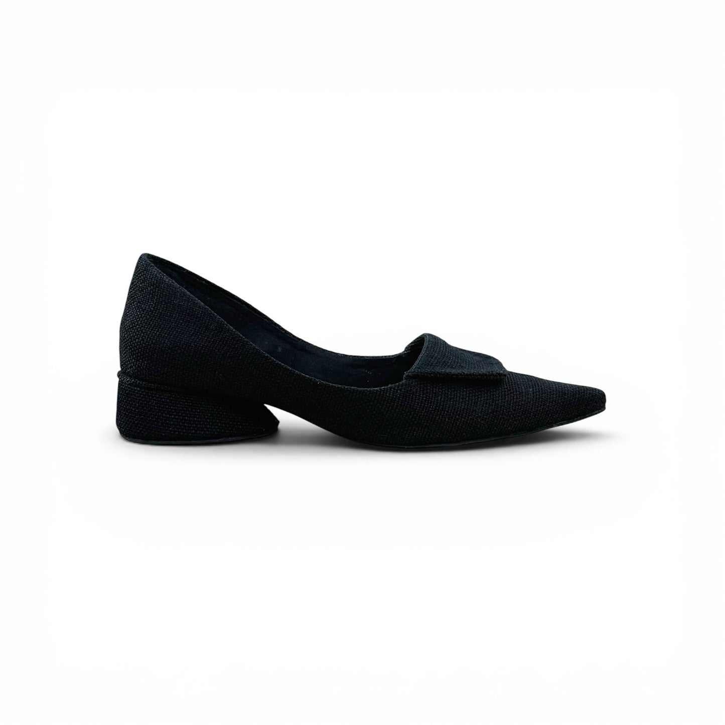 Sapato Beija-Flor Cor Black Salto Gota Altura 3 cm