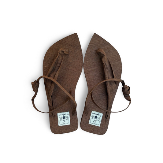 Sandália Broto Cor Patchouly Marrom n.37