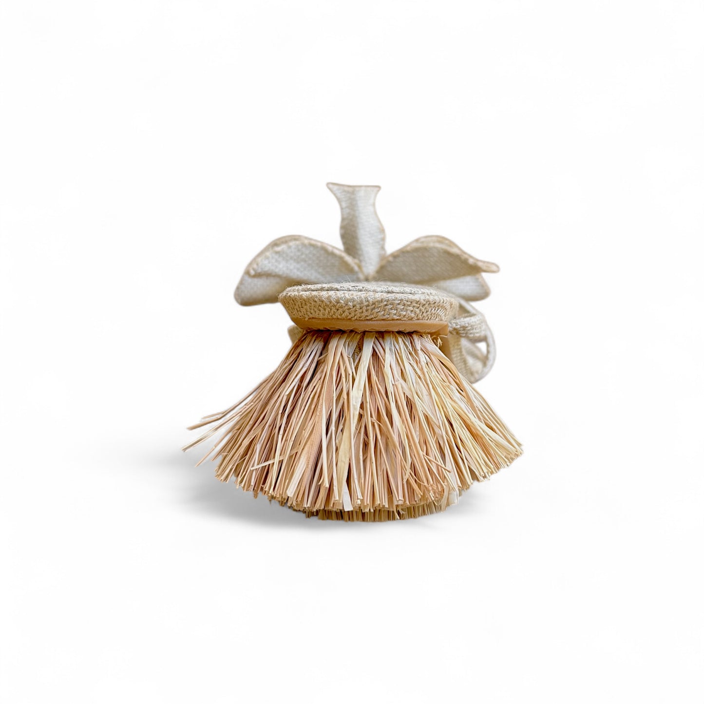 Sandália Orquídea Gigante Cor Areia Salto Revestido Com Piaçava Altura 3cm n.38 e n.39