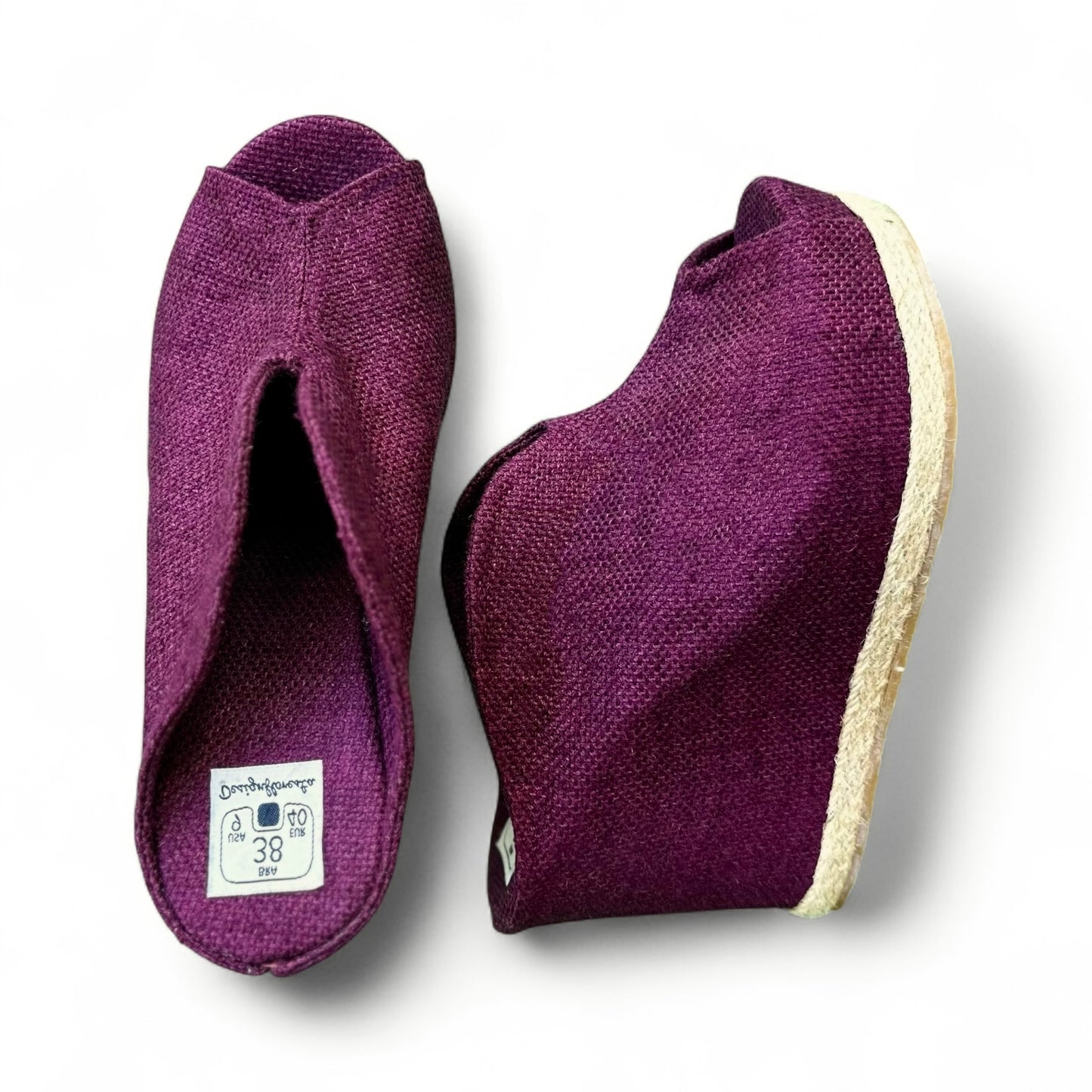 Tamanco Tulipa Salto 10 cm Cor Beterraba n.38