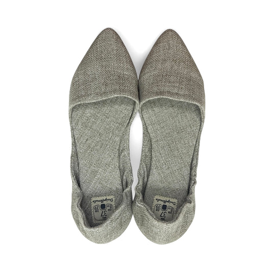 Sapatilh Bico Cinza Claro n.37